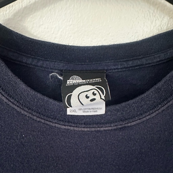 STFU - Navy Blue Graphic T-Shirt - Picture 3 of 4